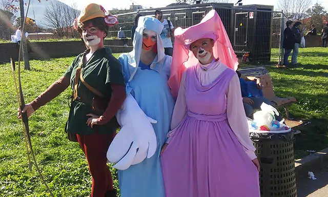 Cosplayers di Robin Hood